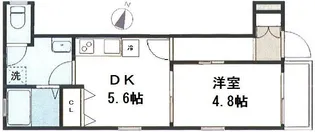 ヴィクトワール【1階】の間取り
