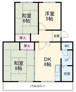 ファミール豊明【4階】の間取り