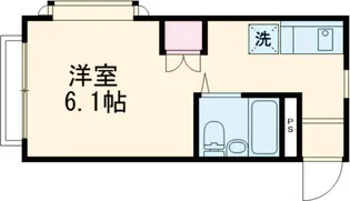 ウイングエステート【101号室】の間取り