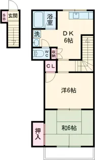 北村方【2階】の間取り