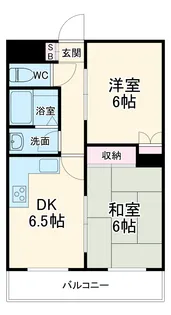 グランパレス【3階】の間取り