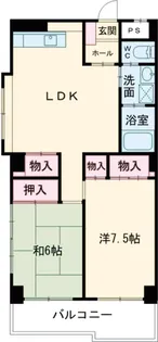 エスペラント・F【503号室】の間取り