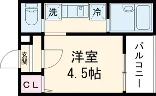 メルディア柴又B【2階】の間取り