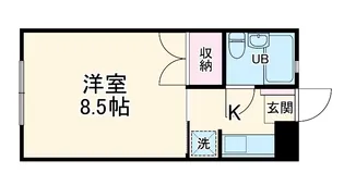 メゾンド海用【1階】の間取り