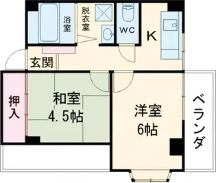 クレール三恵【301号室】の間取り