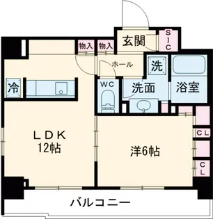 プルミエ武蔵小山【8階】の間取り
