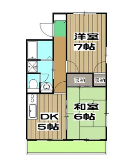 ロイヤルコーポ【8階】の間取り