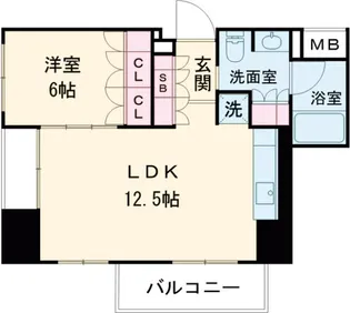 サンクタスガーデン砧【4階】の間取り