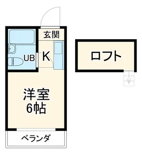 プラザドゥローレル【201号室】の間取り