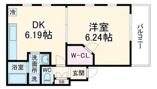 ブリリオ石橋【3階】の間取り