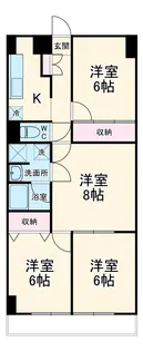 ドム本厚木【405号室】の間取り