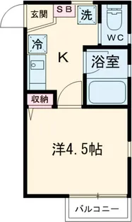 メゾンSAM【2階】の間取り