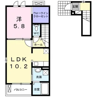プリマベーラK II番館【2階】の間取り