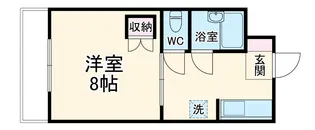 サンローヤル萩丘【3階】の間取り