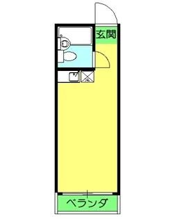 メゾン・ド・ラメール石名坂【203号室】の間取り