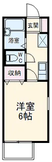 コーポさつき2【1階】の間取り