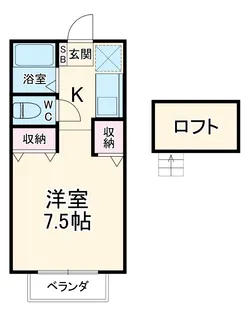 グレイトフル三田Ⅱ【203号室】の間取り