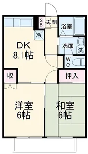 プレステージ八千代台PartⅡ【1階】の間取り