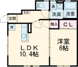 Comodia Misuzu【1階】の間取り
