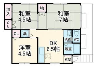 石川マンション【101号室】の間取り