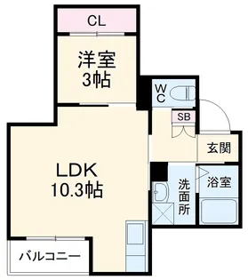 Ratcliffe【3階】の間取り