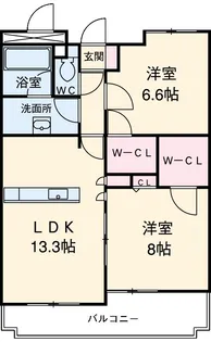 ベラビスタコシヤマ【2階】の間取り