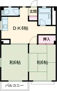 ラディッシュハイツ【1階】の間取り