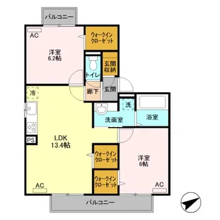 ハナミズキ【1階】の間取り