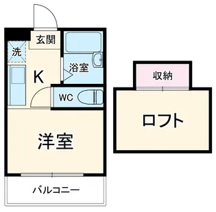 イオボヌール七里ヶ浜【1階】の間取り