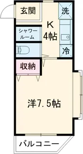 メゾンドAⅡ【501号室】の間取り