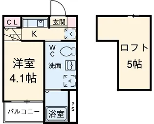 el cielo(エルシエロ)【2階】の間取り