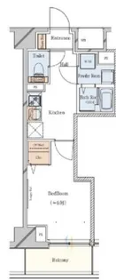 ガリシア駒込EAST【6階】の間取り