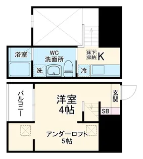 シェルト氷室【2階】の間取り