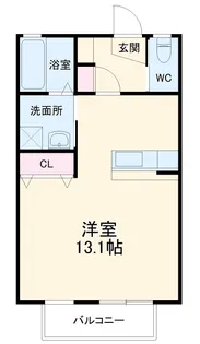 サンパティーク・シロアト【102号室】の間取り