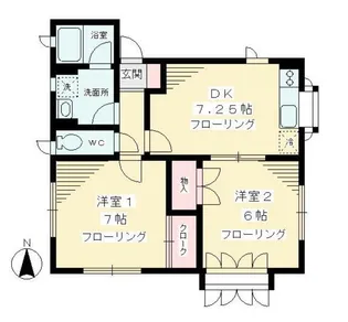 フラット・Y【101号室】の間取り