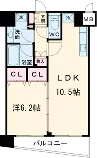 アーバネックス戸越銀座【6階】の間取り