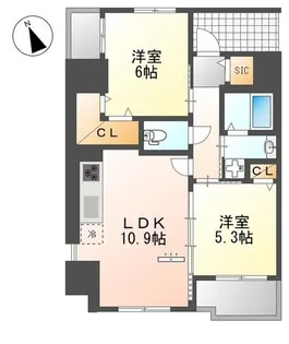 FOREST YOKOHAMA【9階】の間取り
