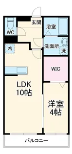 アヴェニール志津A【2階】の間取り