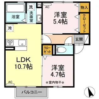 メゾン アナベル【2階】の間取り