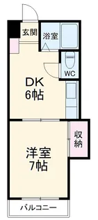ビーンズバレー【1階】の間取り