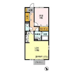 ヴィアノ Ⅰ【2階】の間取り