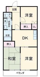 マンションはなきⅠ【302号室】の間取り