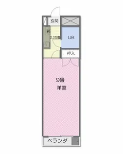 アーバンハイツ石塚【1階】の間取り