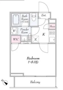 レガリス池尻大橋【3階】の間取り
