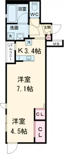 メイクスデザイン用賀【306号室】の間取り