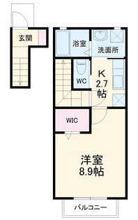 KK Hills Ⅲ【2階】の間取り