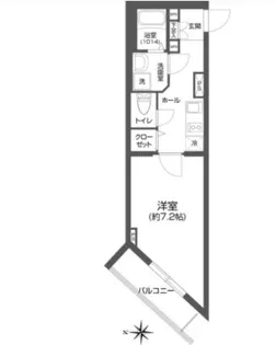 コンポジット王子【1階】の間取り