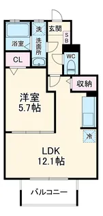 ルミナスコート【2階】の間取り