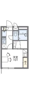 レオパレスロイヤル【207号室】の間取り