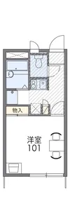 レオパレスカスミ【1階】の間取り